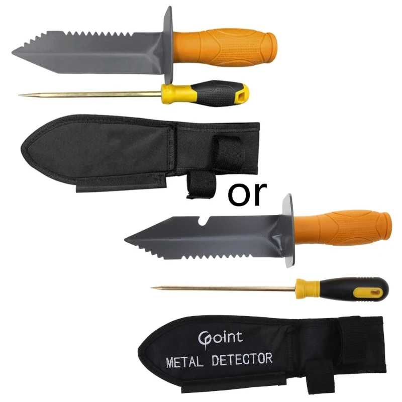 Carbon Steel Serrated Digger Sapper Shovel Set with Belt Holster Coin Probe G6KA
Carbon Steel Serrated Digger Sapper Shovel Set with Belt Holster Coin Probe G6KA