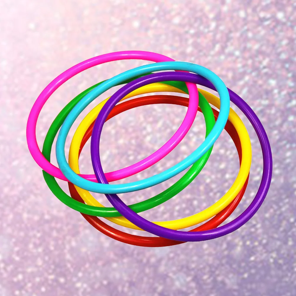 24pcs Plastic Toss Rings Kids Ring Toss Game for Kindergarten Garden Backyard Outdoor Games (Random Color)
24pcs Plastic Toss Rings Kids Ring Toss Game for Kindergarten Garden Backyard Outdoor Games (Random Color)