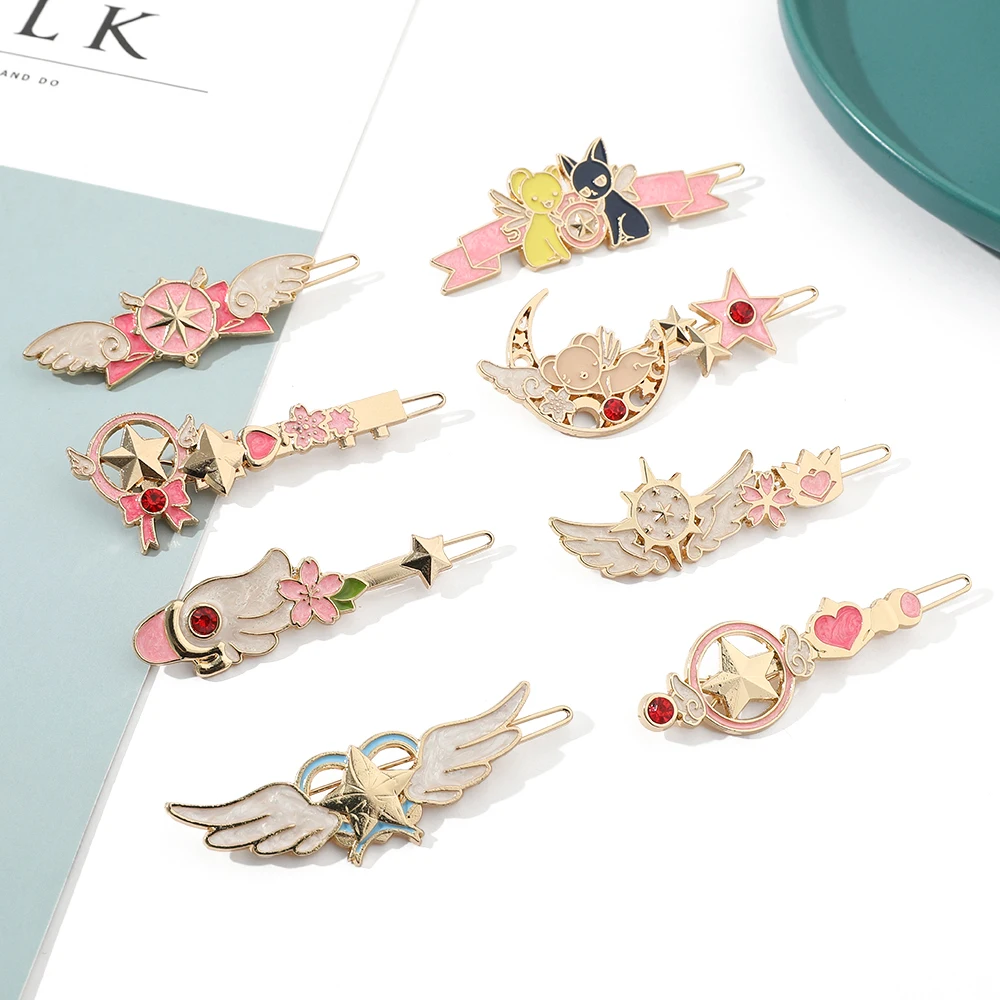 Anime SAILOR MOON Fashion Metal Hair Accessories Star Wing Modeling Cute Hair Clip Small Fresh Style Enamel Wild Hairpin
Anime SAILOR MOON Fashion Metal Hair Accessories Star Wing Modeling Cute Hair Clip Small Fresh Style Enamel Wild Hairpin
