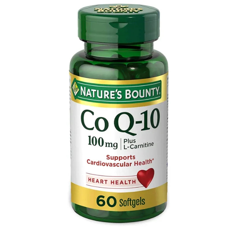 

1 бутылка, 60 таблеток, 100 мг, коэнзим Q10, мягкие капсулы, содержащие L-карнитин для защиты сердца, миокард, здоровое питание