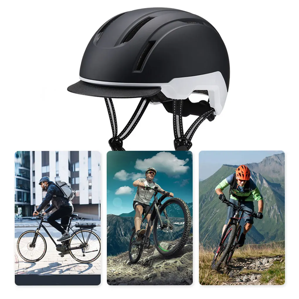

Удобный шлем для езды из поликарбоната, легкий для повседневного использования, Регулируемые Широкие шлемы для езды на велосипеде