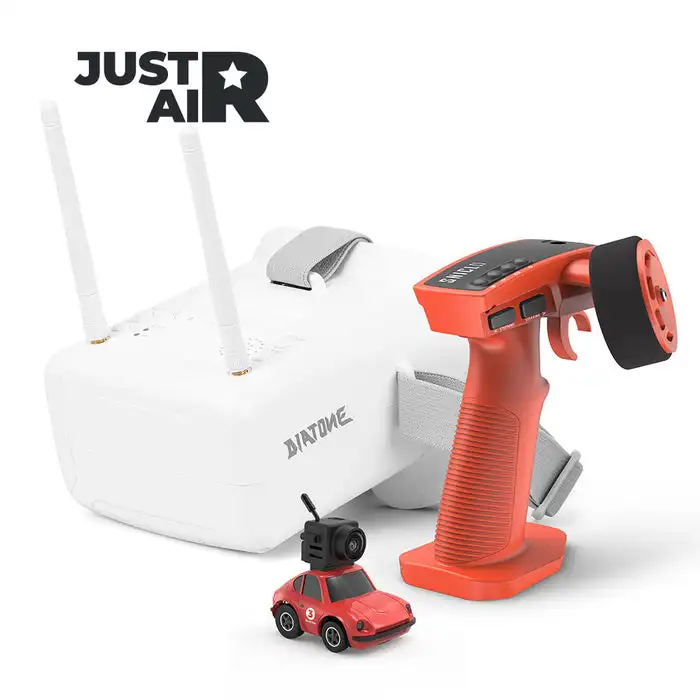 DIATONE SNT JustAir 1:100 Q25 FPV Version Mini RC FPV Micro Car RTR with Air5 2.4G 5CH Remote Controller 4.3inch FPV Goggles
DIATONE SNT JustAir 1:100 Q25 FPV Version Mini RC FPV Micro Car RTR with Air5 2.4G 5CH Remote Controller 4.3inch FPV Goggles
