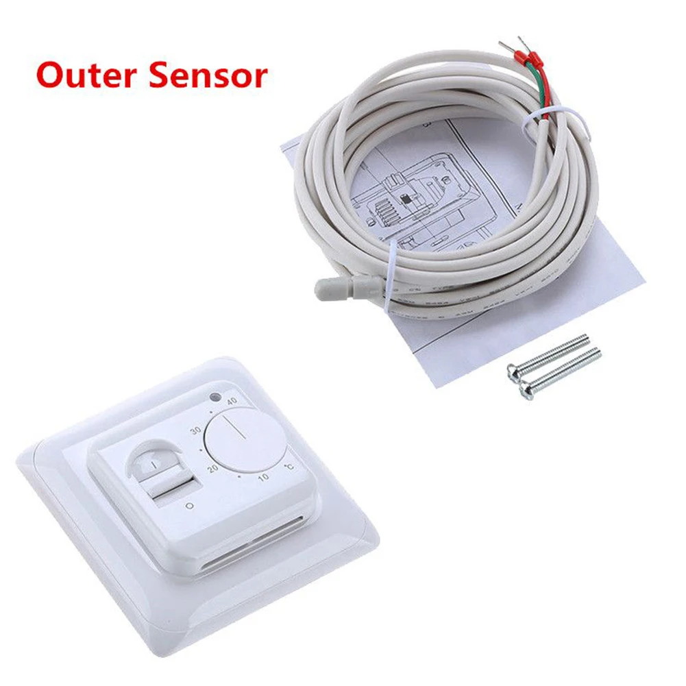 Mechanical Heating Thermostat M5 Floor Heating Programmable Universal Weekly 300cm Sensor Cable Electric 1 Set
Mechanical Heating Thermostat M5 Floor Heating Programmable Universal Weekly 300cm Sensor Cable Electric 1 Set
