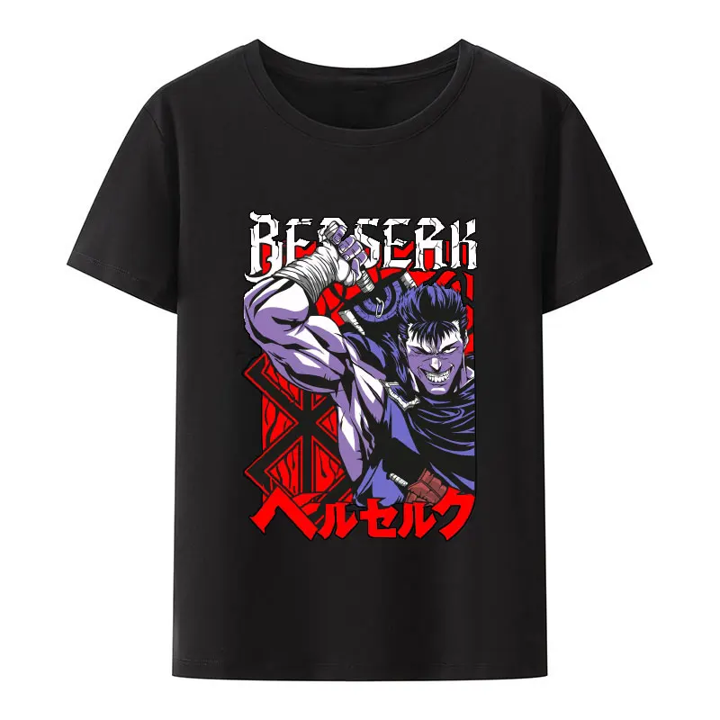 2023 Hot sale Fashion New Novelty Berserk Guts T-Shirt Men Manga Swordsman Gatsu Sacrifice Zodd Anime Short Sleeve Tees Origina
2023 Hot sale Fashion New Novelty Berserk Guts T-Shirt Men Manga Swordsman Gatsu Sacrifice Zodd Anime Short Sleeve Tees Origina