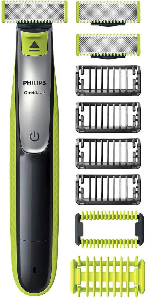 Norelco Face Body Hybrid Electric Trimmer & Shaver + Blades, Skin Guard, QP2630/60
Norelco Face Body Hybrid Electric Trimmer & Shaver + Blades, Skin Guard, QP2630/60
