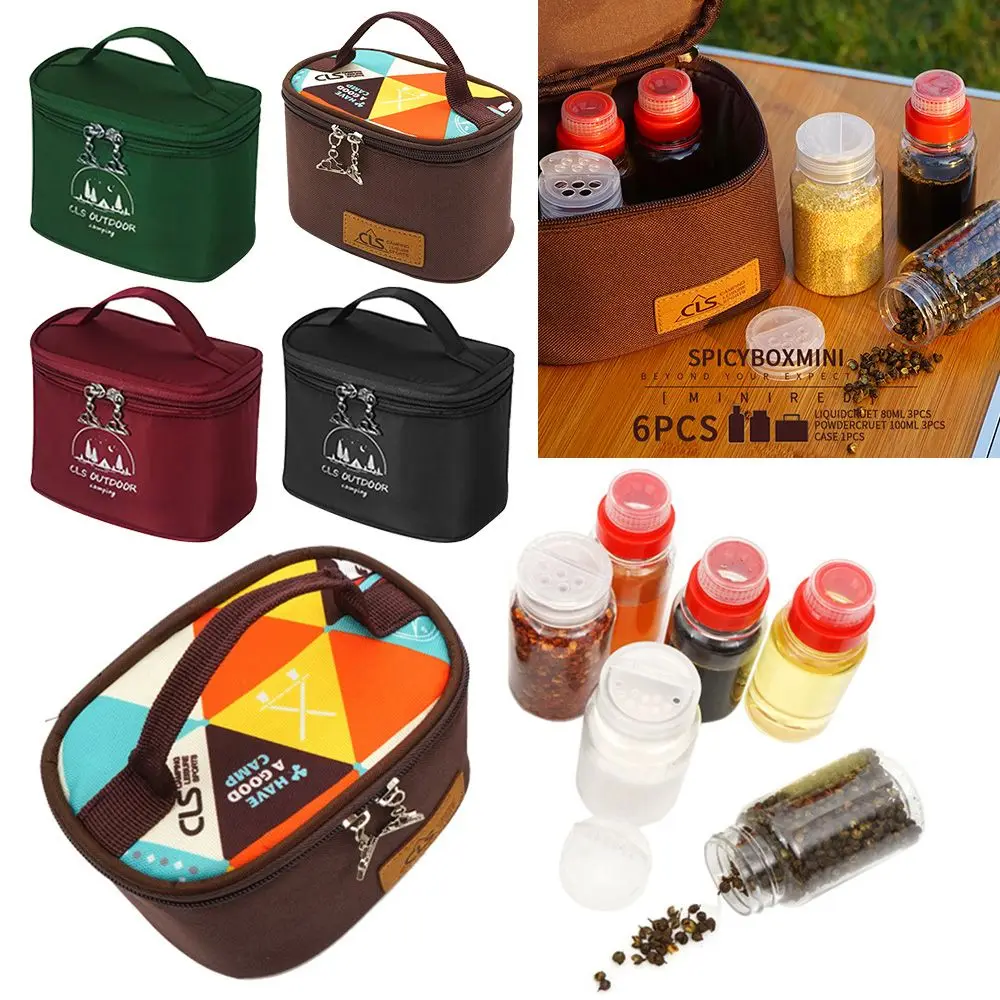 Outdoor Camping Barbecue Condiment Bottles Portable Seasoning Pot Storage Seasoning Box
Outdoor Camping Barbecue Condiment Bottles Portable Seasoning Pot Storage Seasoning Box