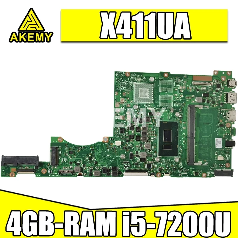 Материнская плата Akemy для ноутбука Asus X411 X411U X411UN X411UQ, системная плата X411UA протестирована с 4GB-RAM i5-7200U процессором
Материнская плата Akemy для ноутбука Asus X411 X411U X411UN X411UQ, системная плата X411UA протестирована с 4GB-RAM i5-7200U процессором