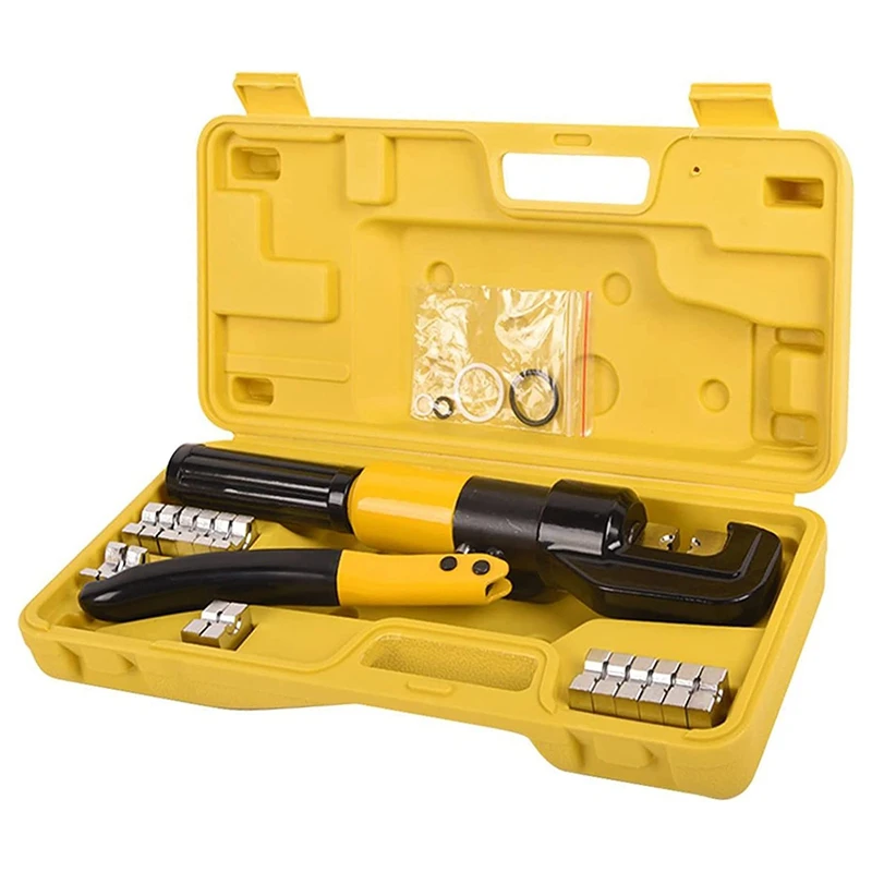 1 Set Hydraulic Crimp Tool Set 6T Hydraulic Crimp Tool Hydraulic Crimp Tool With 9 Pair Die
1 Set Hydraulic Crimp Tool Set 6T Hydraulic Crimp Tool Hydraulic Crimp Tool With 9 Pair Die