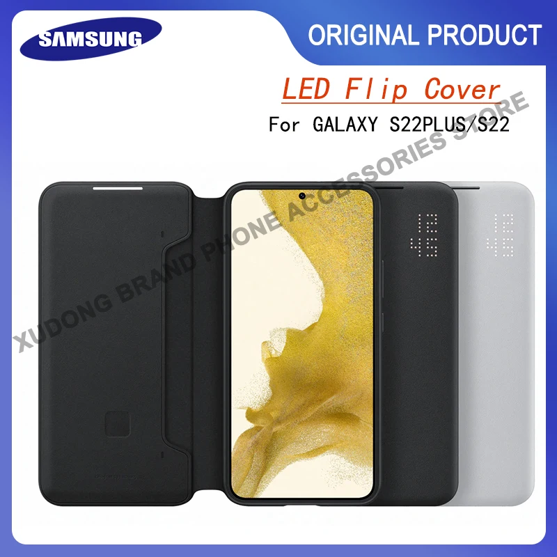 Original Samsung S22/S22+ LED Smart View Flip Phone Cover For Galaxy S22 PLUS 5G Auto Sleep Leather Wallet Flip Cover Case
Original Samsung S22/S22+ LED Smart View Flip Phone Cover For Galaxy S22 PLUS 5G Auto Sleep Leather Wallet Flip Cover Case