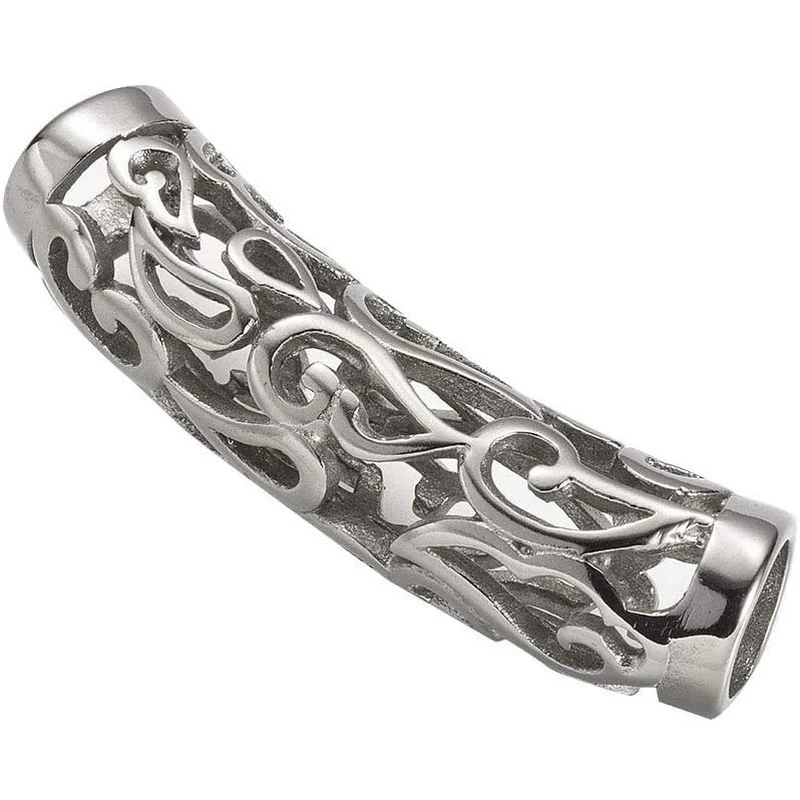 10PCS 304 Stainless Steel Slider Tube Beads Large Hole Hollow Beads for Leather Cord Bracelet Necklace Making 43x11mmHole 8mm
10PCS 304 Stainless Steel Slider Tube Beads Large Hole Hollow Beads for Leather Cord Bracelet Necklace Making 43x11mmHole 8mm