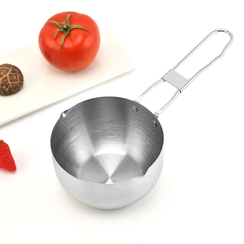 Milk Pan with Two Side Spouts 25.3cm/10-inch Instant Noodle Pan Stainless Steel Pan for Camping Outdoor Large Capacity
Milk Pan with Two Side Spouts 25.3cm/10-inch Instant Noodle Pan Stainless Steel Pan for Camping Outdoor Large Capacity
