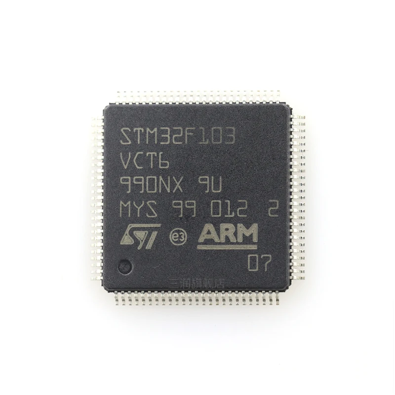 STM32F103VCT6 LQFP - 100, 72 MHZ 256 KB 32-bit MCU microcontroller chip micro controller
STM32F103VCT6 LQFP - 100, 72 MHZ 256 KB 32-bit MCU microcontroller chip micro controller