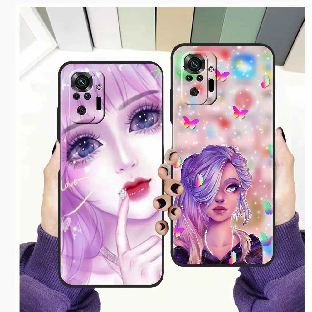 Cartoon Color Beautiful Girl Luxury Case For Redmi Note 11 Pro 10 9 9s 8 8T 7 Pro K40 Gaming 9A 9C 8 8A Pro Plus 5G Silicone Bag
Cartoon Color Beautiful Girl Luxury Case For Redmi Note 11 Pro 10 9 9s 8 8T 7 Pro K40 Gaming 9A 9C 8 8A Pro Plus 5G Silicone Bag