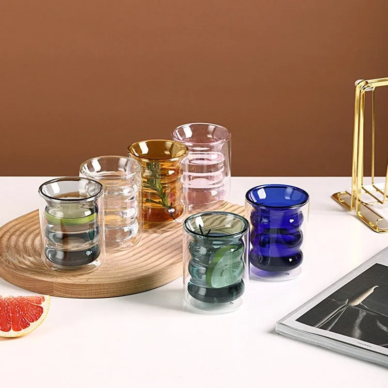 250ml Double Bottom Beer Glasses Drinking Tumbler Whiskey Vodka Cup Coffee Juice Water Cups Tea Creative Mug Wine Glass Mugs
250ml Double Bottom Beer Glasses Drinking Tumbler Whiskey Vodka Cup Coffee Juice Water Cups Tea Creative Mug Wine Glass Mugs