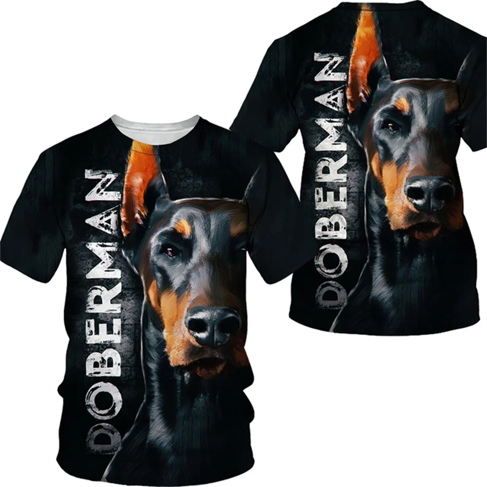 Summer3D Printed Doberman Men's T-shirts O Neck Short Sleeve Mens Clothes Suit Shorts Fashion Sportswear Tracksuit
Summer3D Printed Doberman Men's T-shirts O Neck Short Sleeve Mens Clothes Suit Shorts Fashion Sportswear Tracksuit