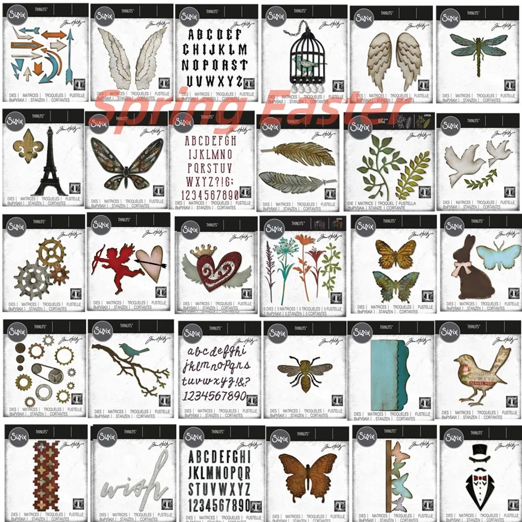 Spring Easter Day Wings Animal Flower New Metal Cutting Dies Making Card Scrapbook Embossed Paper Album Diy Craft Knife Mould
Spring Easter Day Wings Animal Flower New Metal Cutting Dies Making Card Scrapbook Embossed Paper Album Diy Craft Knife Mould