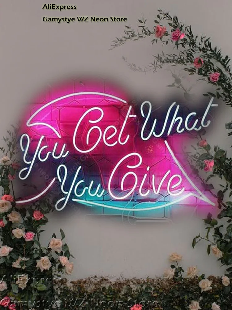 You Get What You like Neon Light Sign Real Glass Tube Signboard Lamp Advertise Word Home Beer Bar game Pub Sign Custom Gifts 
You Get What You like Neon Light Sign Real Glass Tube Signboard Lamp Advertise Word Home Beer Bar game Pub Sign Custom Gifts