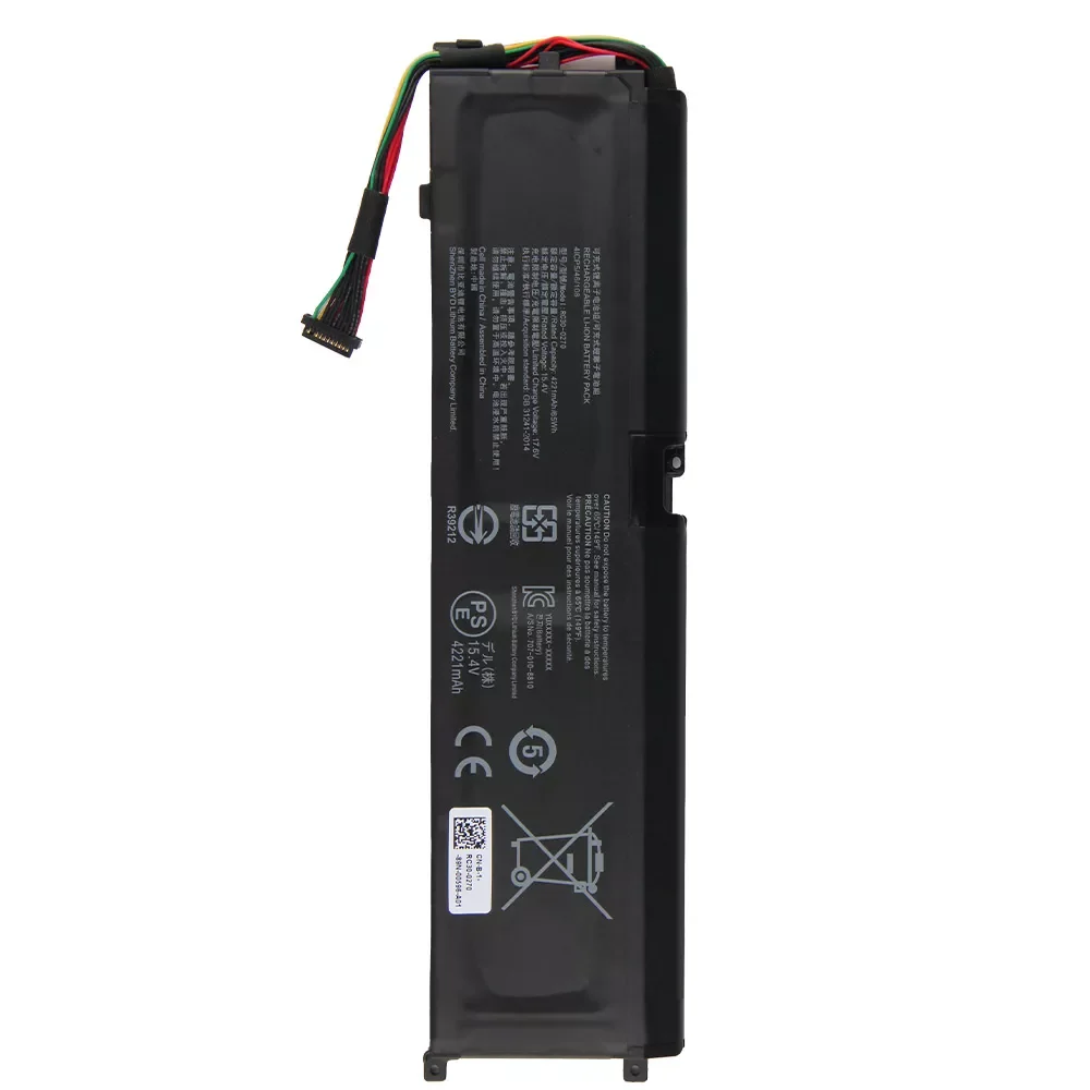 2023New Original Replacement Battery For Razer Hazel Blade 15 Base Stealth 2018 Series RC30-0270 RZ09-0270 Genuine Battery 4221m
2023New Original Replacement Battery For Razer Hazel Blade 15 Base Stealth 2018 Series RC30-0270 RZ09-0270 Genuine Battery 4221m