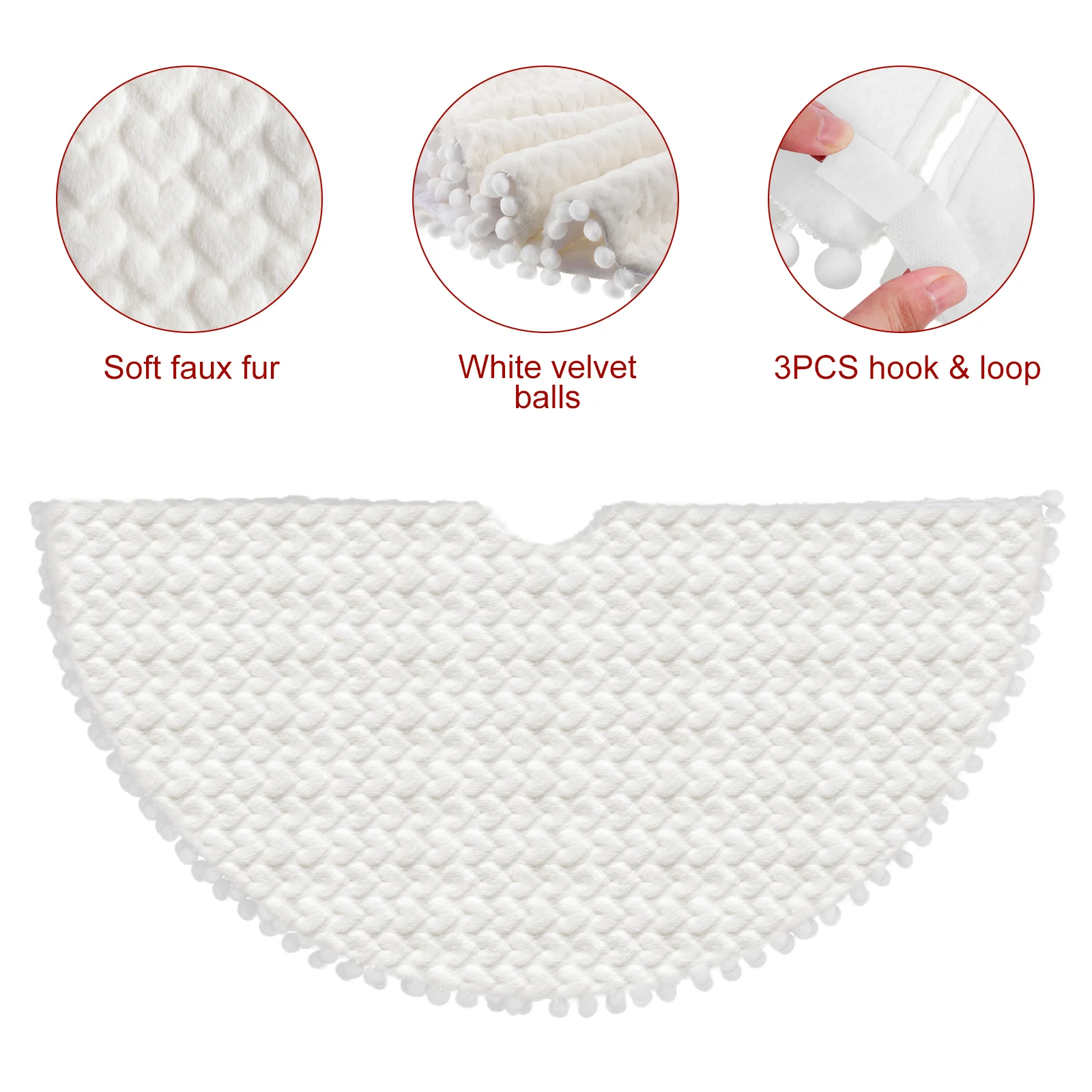 IMIKEYA Christmas Tree Skirt Festive Xmas Tree Base Carpet Holiday Christmas Tree Ornament Home Xmas Party Decorations (White)
IMIKEYA Christmas Tree Skirt Festive Xmas Tree Base Carpet Holiday Christmas Tree Ornament Home Xmas Party Decorations (White)