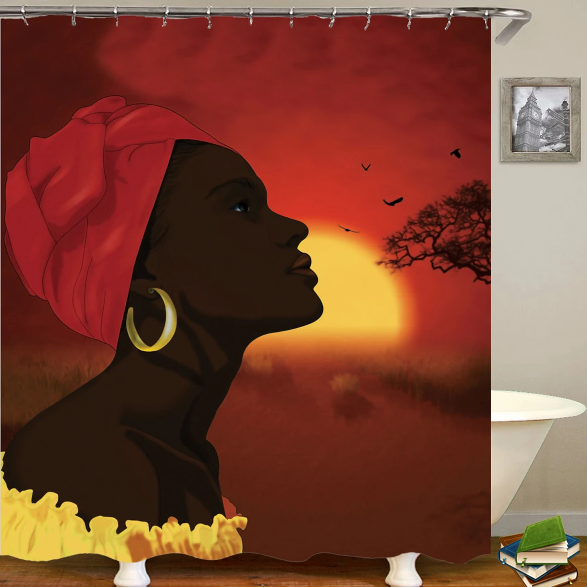 Shower Curtain Waterproof South Africa Figure Print Shower Curtain with 12 Hooks for Bathroom Shower Curtain Shower Curtain
Shower Curtain Waterproof South Africa Figure Print Shower Curtain with 12 Hooks for Bathroom Shower Curtain Shower Curtain