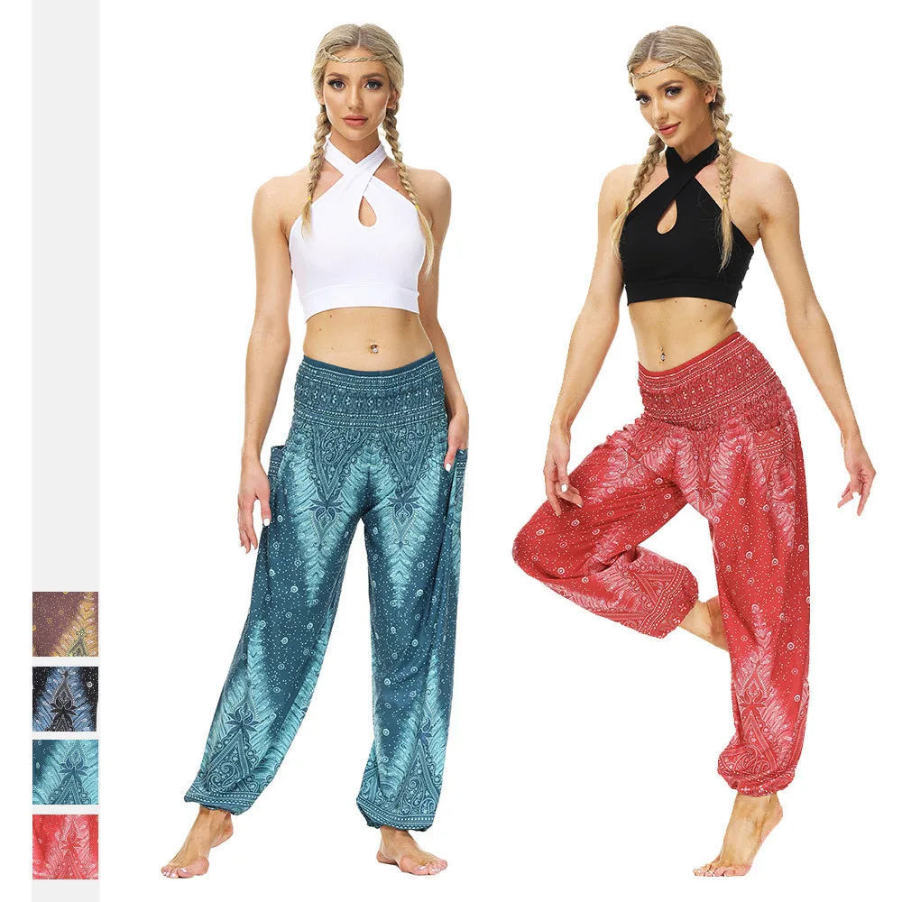National Style Printed Lantern Yoga Pants Women Fitness Wide Leg Sports With Pocket Bohemian Gym Leggings Sport Pants Women
National Style Printed Lantern Yoga Pants Women Fitness Wide Leg Sports With Pocket Bohemian Gym Leggings Sport Pants Women