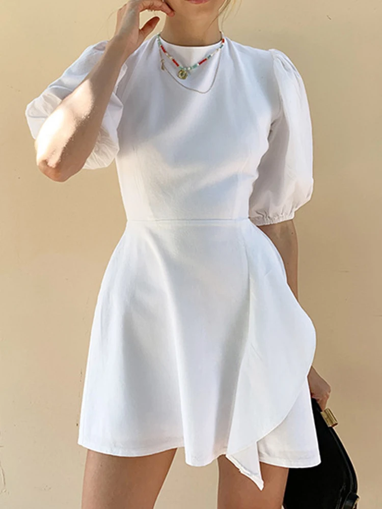 Женское короткое платье с рукавами-фонариками LY VAREY LIN, летнее модное платье с круглым вырезом и открытой спиной, на шнуровке, женские Сексуа...
Женское короткое платье с рукавами-фонариками LY VAREY LIN, летнее модное платье с круглым вырезом и открытой спиной, на шнуровке, женские Сексуа...