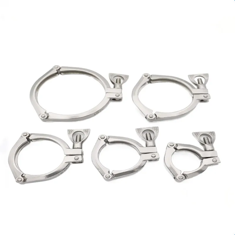 3/4",1",1,5 "OD50,5 мм) трехсекционный санитарный тройной зажим, нержавеющая сталь 304, фланец среднего типа для домашнего пивоварения 
3/4",1",1,5 "OD50,5 мм) трехсекционный санитарный тройной зажим, нержавеющая сталь 304, фланец среднего типа для домашнего пивоварения