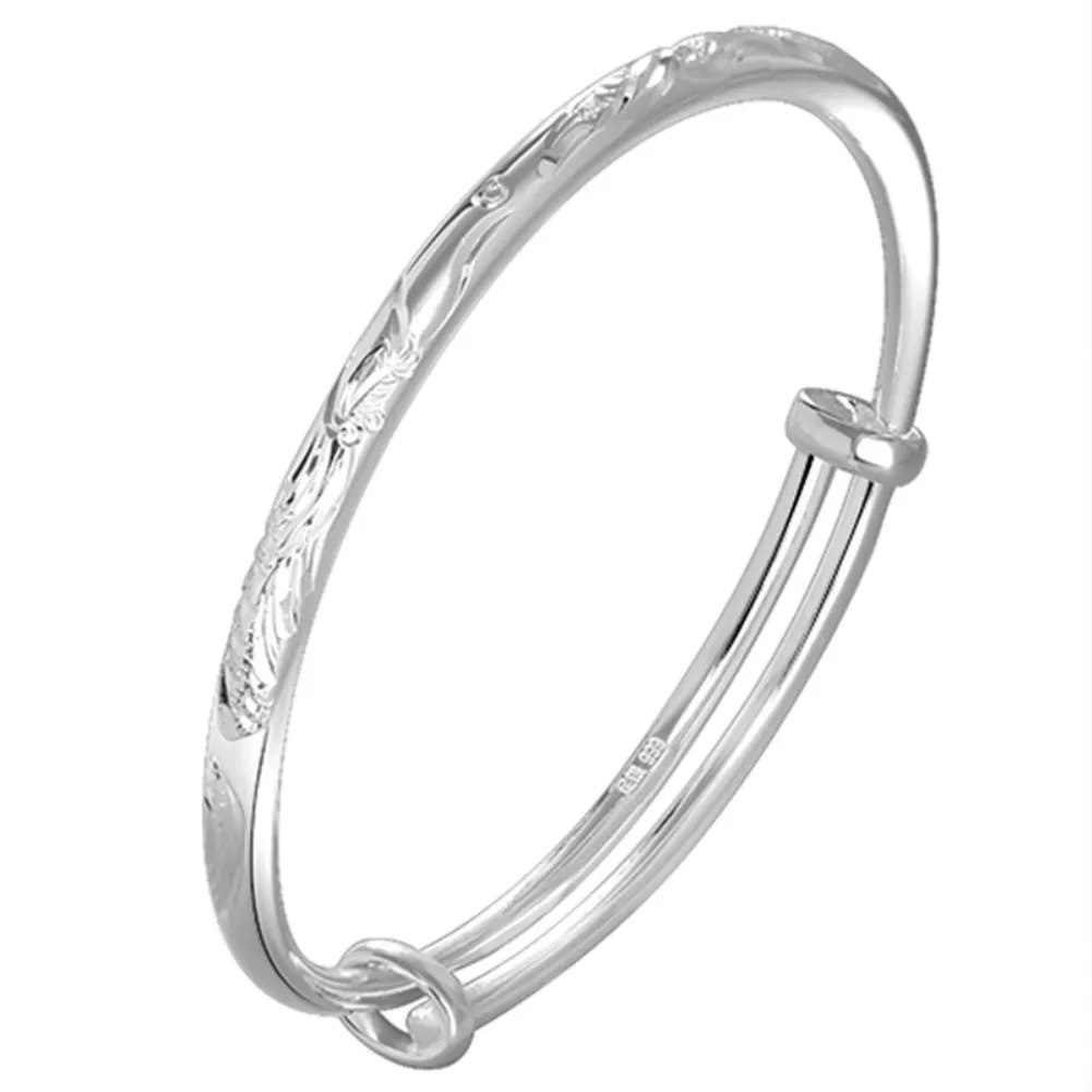 Silver Bracelet 21g Dragon Phoenix Is Auspicious Solid Bracelet Sterling Silver Pusher Bracelet To Send Mom Holiday Gifts
Silver Bracelet 21g Dragon Phoenix Is Auspicious Solid Bracelet Sterling Silver Pusher Bracelet To Send Mom Holiday Gifts