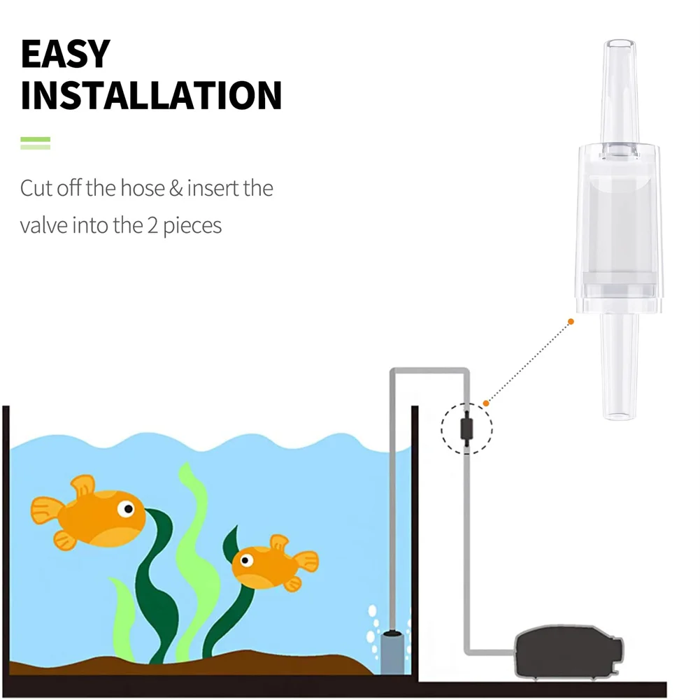 Aquarium FishTank Check Valve Non-Return 10Pcs 4mm Hose Air Pump Airline One Way Aquarium Accessories High Quality
Aquarium FishTank Check Valve Non-Return 10Pcs 4mm Hose Air Pump Airline One Way Aquarium Accessories High Quality