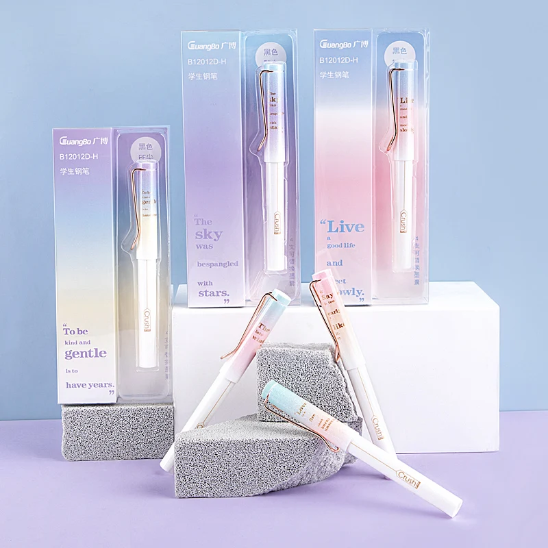 Kinbor Sunset Lamp Series Fountain Pens Stationery EF Pen Hard Pen Calligraphy Practicing Ink Bag Replaceable Black Sharp System
Kinbor Sunset Lamp Series Fountain Pens Stationery EF Pen Hard Pen Calligraphy Practicing Ink Bag Replaceable Black Sharp System
