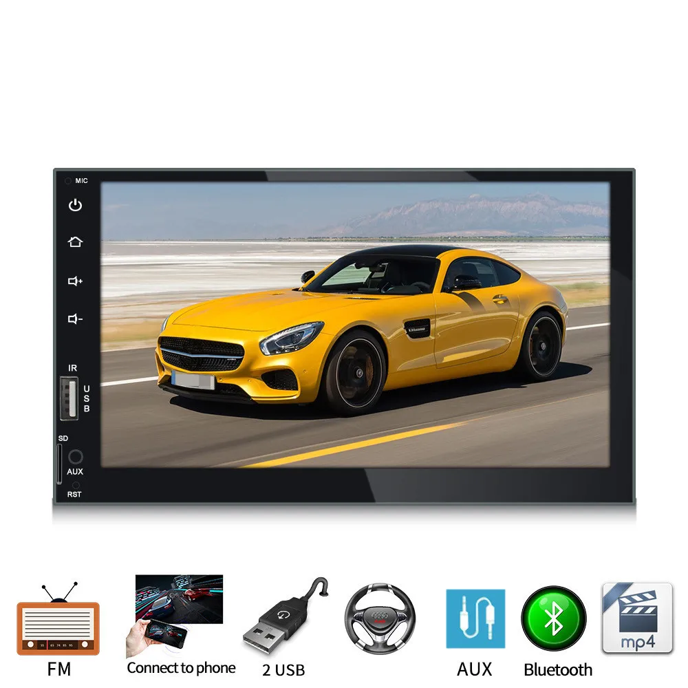 2 Din Car Stereo Radio FM/MP5 Player Bluetooth 1080P Touch Screen Universal 7inch MP5 Player Bluetooth Radio
2 Din Car Stereo Radio FM/MP5 Player Bluetooth 1080P Touch Screen Universal 7inch MP5 Player Bluetooth Radio