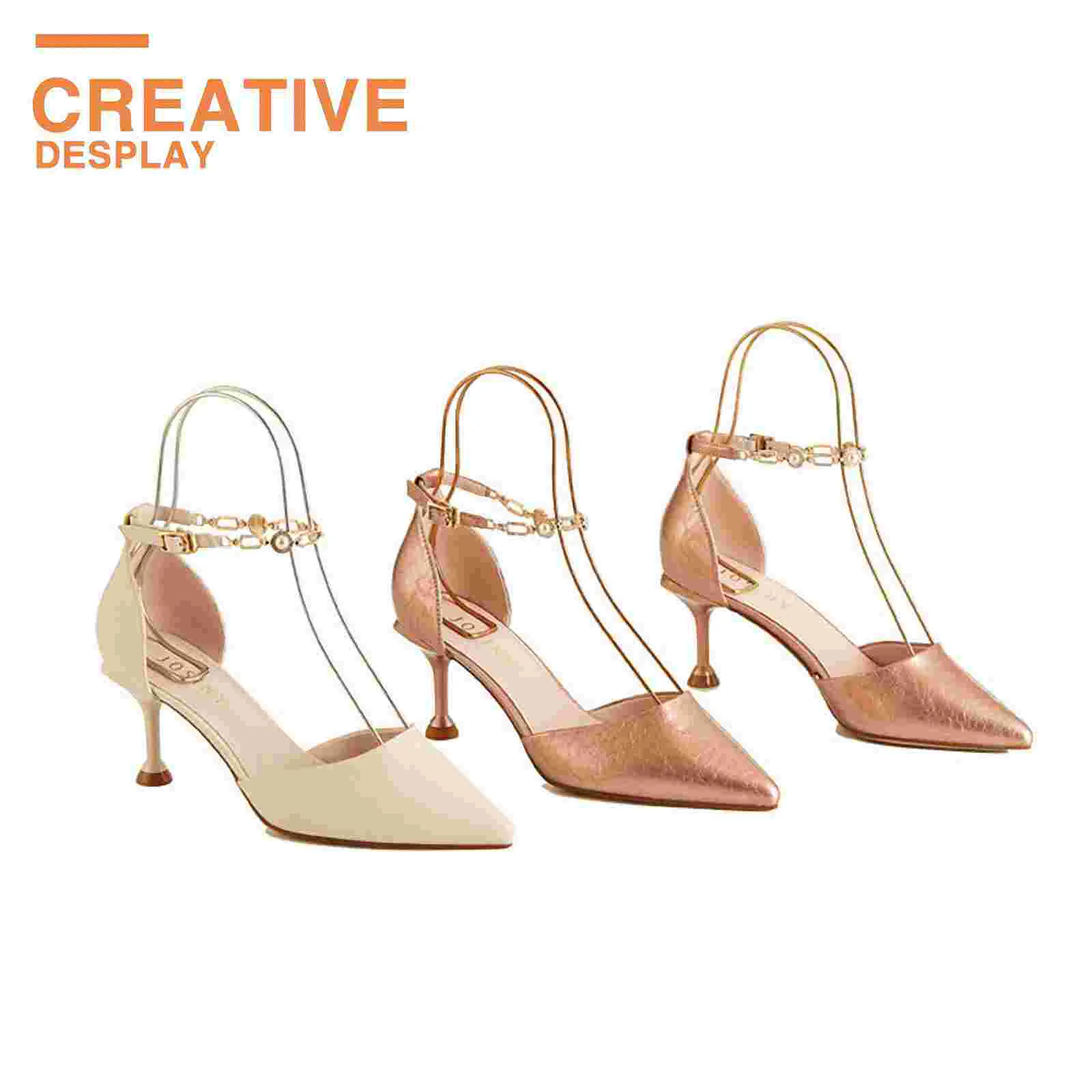 Display Stand Shoes Rack Shoe Sandal Sandals Support High Store Heel Organizer Storage Heeled Holder Metal Showing Inserts
Display Stand Shoes Rack Shoe Sandal Sandals Support High Store Heel Organizer Storage Heeled Holder Metal Showing Inserts