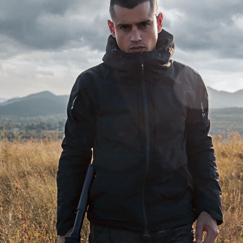 Winter Plus Velvet Warm Waterproof Windbreaker Coat Men Outdoor Training Hiking Windproof Tactics Jacket Military Clothes
Winter Plus Velvet Warm Waterproof Windbreaker Coat Men Outdoor Training Hiking Windproof Tactics Jacket Military Clothes