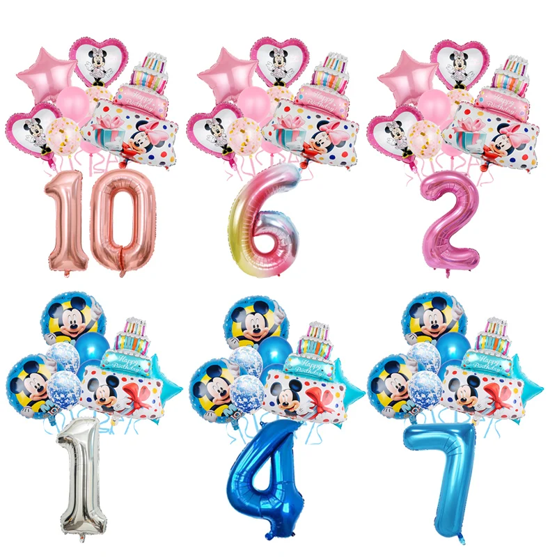 Cartoon Disney Happy Mickey Love Minnie Cake Theme Birthday Party Singles Carnival Decoration Latex Balloon Baby Bath Girl Gift 
Cartoon Disney Happy Mickey Love Minnie Cake Theme Birthday Party Singles Carnival Decoration Latex Balloon Baby Bath Girl Gift