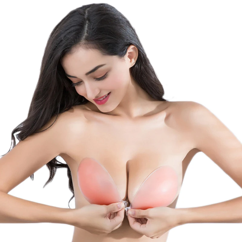 Silicone Bra Invisible Push Up Sexy Strapless Bra Stealth Adhesive Backless Breast Enhancer For Women Sticky Wedding Bikini Bras
Silicone Bra Invisible Push Up Sexy Strapless Bra Stealth Adhesive Backless Breast Enhancer For Women Sticky Wedding Bikini Bras