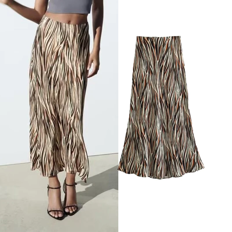 Spring New Skirt Animal Print Elastic High Waist Slim 2023 New Temperament Casual Fashion Long Skirt Women 
Spring New Skirt Animal Print Elastic High Waist Slim 2023 New Temperament Casual Fashion Long Skirt Women