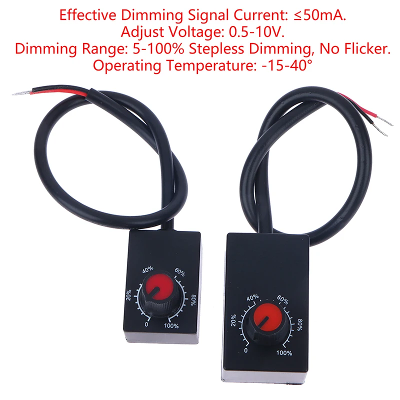 1PC Mini DC 0-10V 1-10V Knob Dimmer 0-100% Scale Electronic Potentiometer for LED Dimmable Grow Lights Power Driver Wholesale
1PC Mini DC 0-10V 1-10V Knob Dimmer 0-100% Scale Electronic Potentiometer for LED Dimmable Grow Lights Power Driver Wholesale