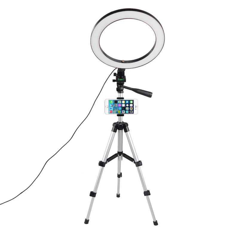 LED Ring Light Camera Photography Annular Lamp Studio Ringlight for Youtube Makeup Phone Selfie with Tripod Phone Holder Clip
LED Ring Light Camera Photography Annular Lamp Studio Ringlight for Youtube Makeup Phone Selfie with Tripod Phone Holder Clip