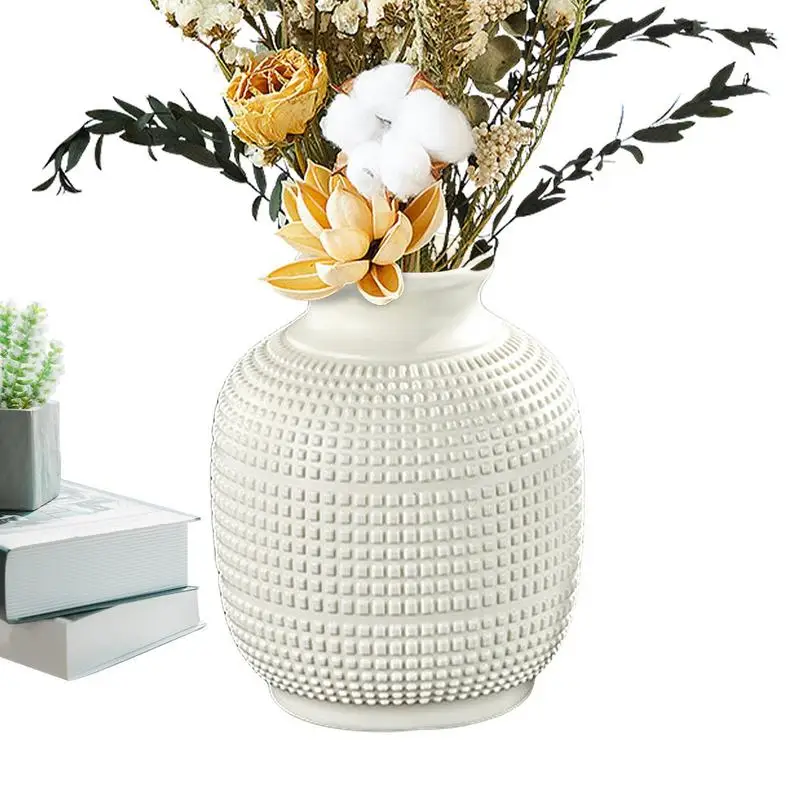 Imitation Ceramic Vase Unbreakable Modern Ceramic Look Flower Vase Boho Vase For Flower Arrangement Desktop Decoration
Imitation Ceramic Vase Unbreakable Modern Ceramic Look Flower Vase Boho Vase For Flower Arrangement Desktop Decoration
