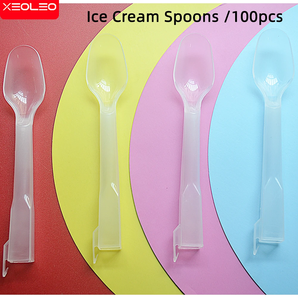 XEOLEO Disposable Ice Cream Spoon Plastic Mcflurry Spoons 100pcs Suitable Mcflurry Ice Cream Maker Part 
XEOLEO Disposable Ice Cream Spoon Plastic Mcflurry Spoons 100pcs Suitable Mcflurry Ice Cream Maker Part