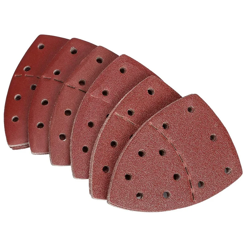60 Pcs Mouse Sandpaper Triple-cornered Sanding Sheets for PSM Multi Sander, 11 Hole Assorted Grits 40/60/80/120
60 Pcs Mouse Sandpaper Triple-cornered Sanding Sheets for PSM Multi Sander, 11 Hole Assorted Grits 40/60/80/120