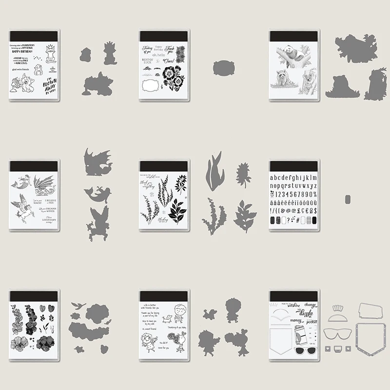 New Arrival 2022 Clear Stamps and Metal Cutting Dies for DIY Scrapbooking Card Stencils Paper Crafts Making Photo Album Decor
New Arrival 2022 Clear Stamps and Metal Cutting Dies for DIY Scrapbooking Card Stencils Paper Crafts Making Photo Album Decor