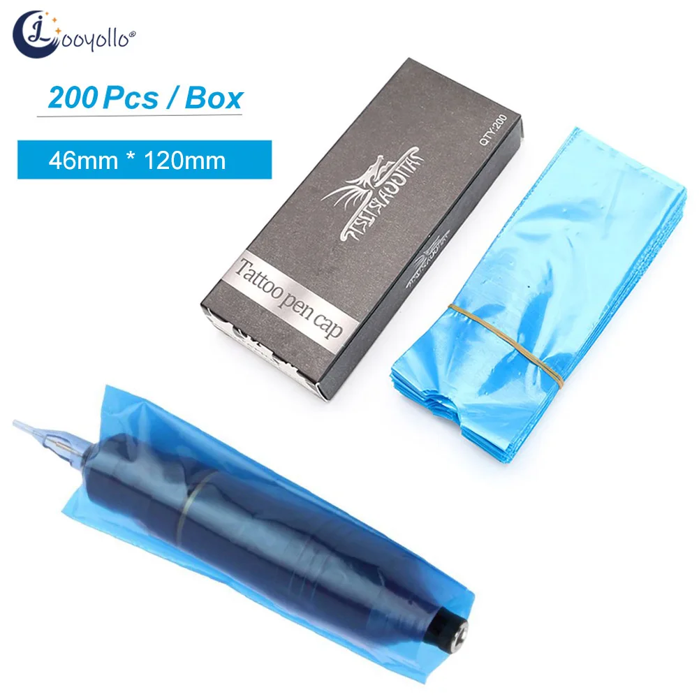 New Arrival 200Pcs/Box Disposable Barrier Grip Sleeves Portable Tattoo Cover Bags 4.6*12cm For Tattoo Machine Pen Accessories 
New Arrival 200Pcs/Box Disposable Barrier Grip Sleeves Portable Tattoo Cover Bags 4.6*12cm For Tattoo Machine Pen Accessories
