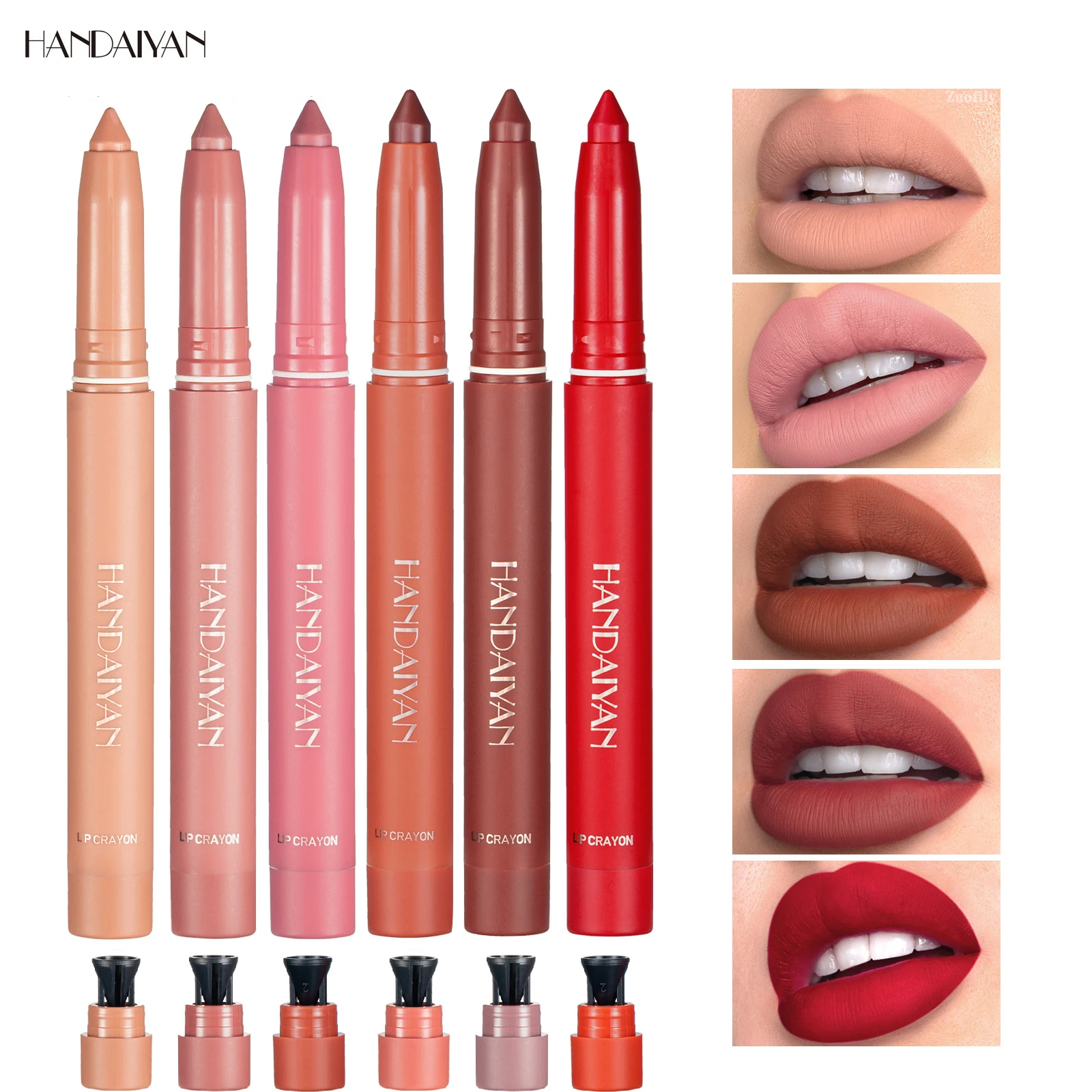 12 Colors Pink Velvet Matte Lipstick Pen Lip Liner Pencil Waterproof Long Lasting Not Easy To Fade Plump Lips Crayon Makeup Tint
12 Colors Pink Velvet Matte Lipstick Pen Lip Liner Pencil Waterproof Long Lasting Not Easy To Fade Plump Lips Crayon Makeup Tint