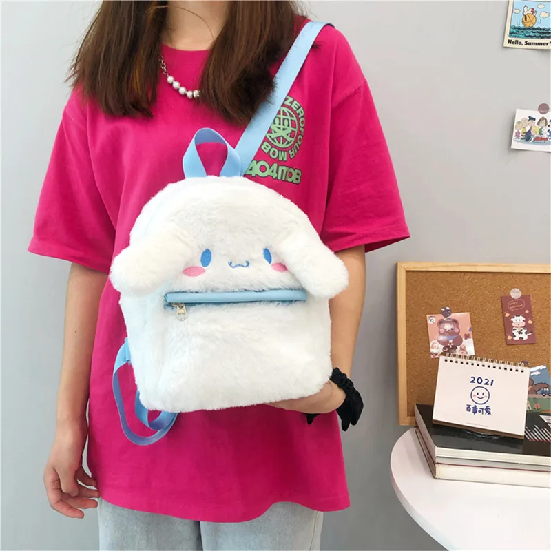 Новая кавайная мультяшная плюшевая сумка Sanrioed Cinnamoroll Mymelody Kuromi мягкие плюшевые животные плюшевый рюкзак для девочек куклы игрушки подарки
Новая кавайная мультяшная плюшевая сумка Sanrioed Cinnamoroll Mymelody Kuromi мягкие плюшевые животные плюшевый рюкзак для девочек куклы игрушки подарки