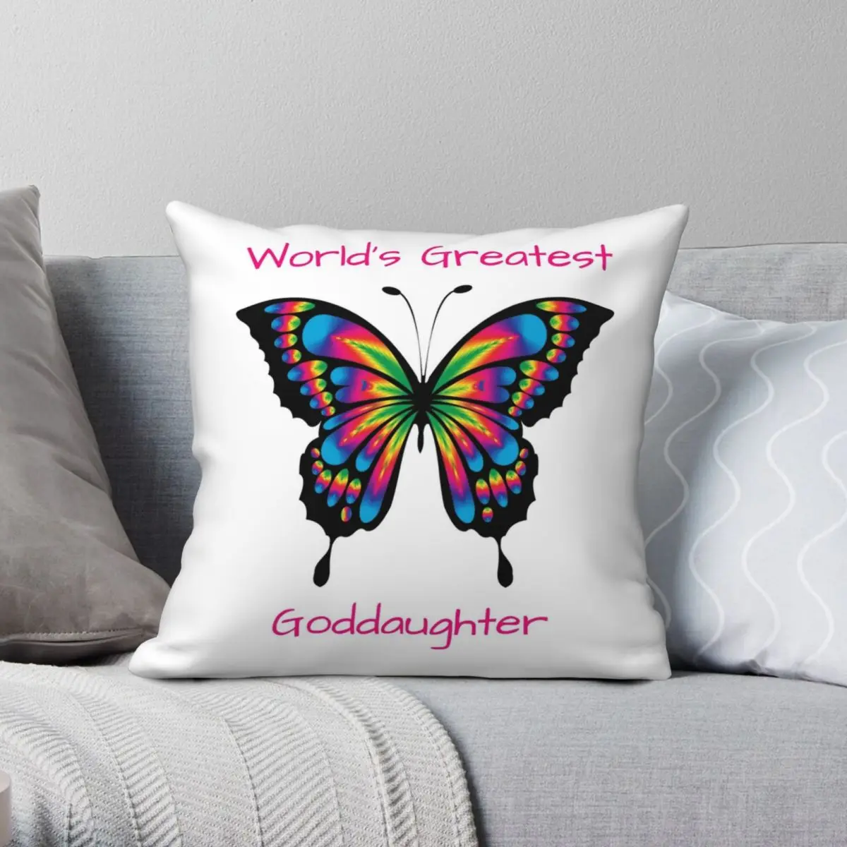 World's Greatest Goddaughter Pillowcase Polyester Linen Velvet Printed Zip Decorative Pillow Case Room Cushion Cover 45x45
World's Greatest Goddaughter Pillowcase Polyester Linen Velvet Printed Zip Decorative Pillow Case Room Cushion Cover 45x45