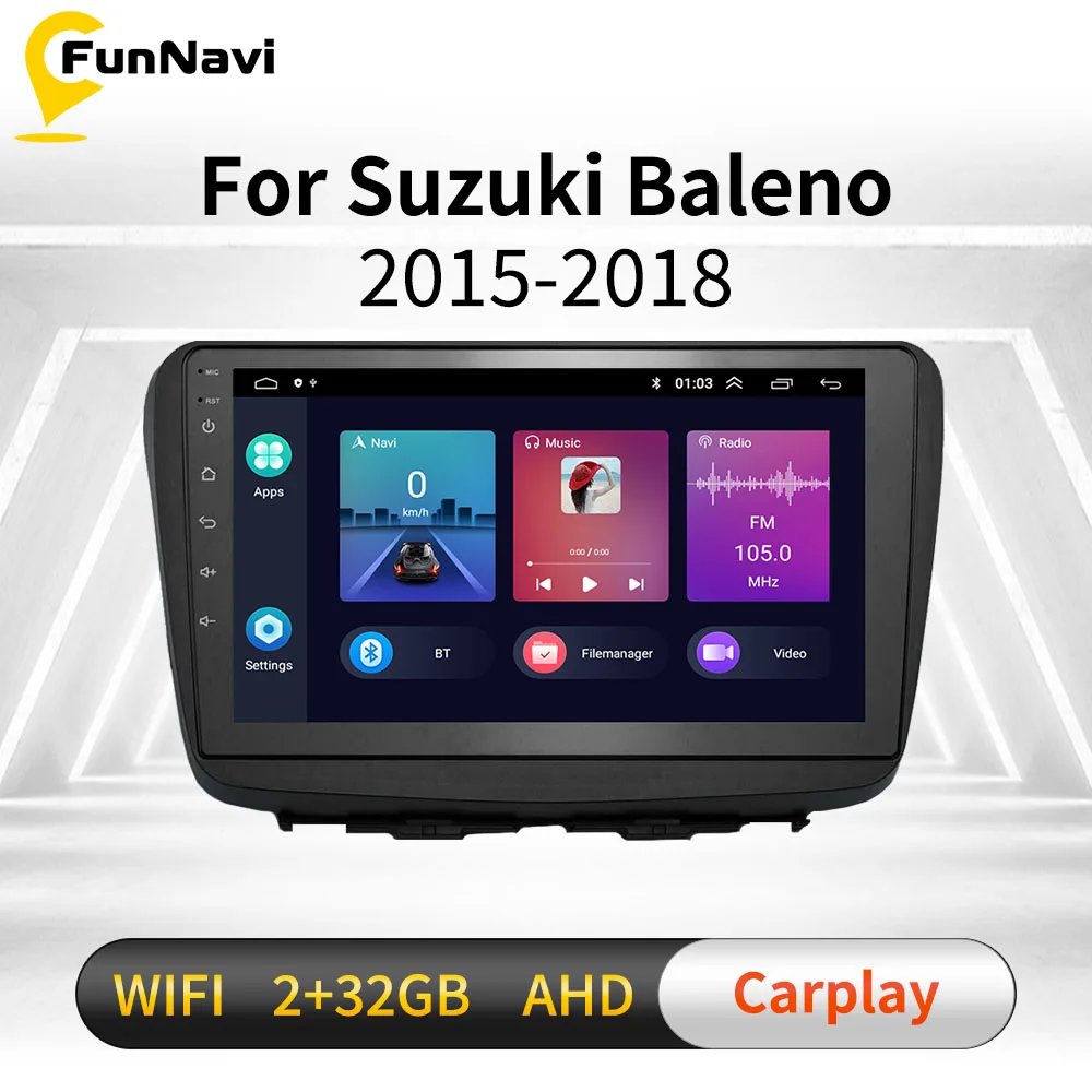 Автомагнитола 2 Din, Android, стерео для Suzuki Baleno 2015-2018, Wi-Fi, GPS-навигация, мультимедийный плеер, головное устройство, Авторадио, аудио, авто
Автомагнитола 2 Din, Android, стерео для Suzuki Baleno 2015-2018, Wi-Fi, GPS-навигация, мультимедийный плеер, головное устройство, Авторадио, аудио, авто