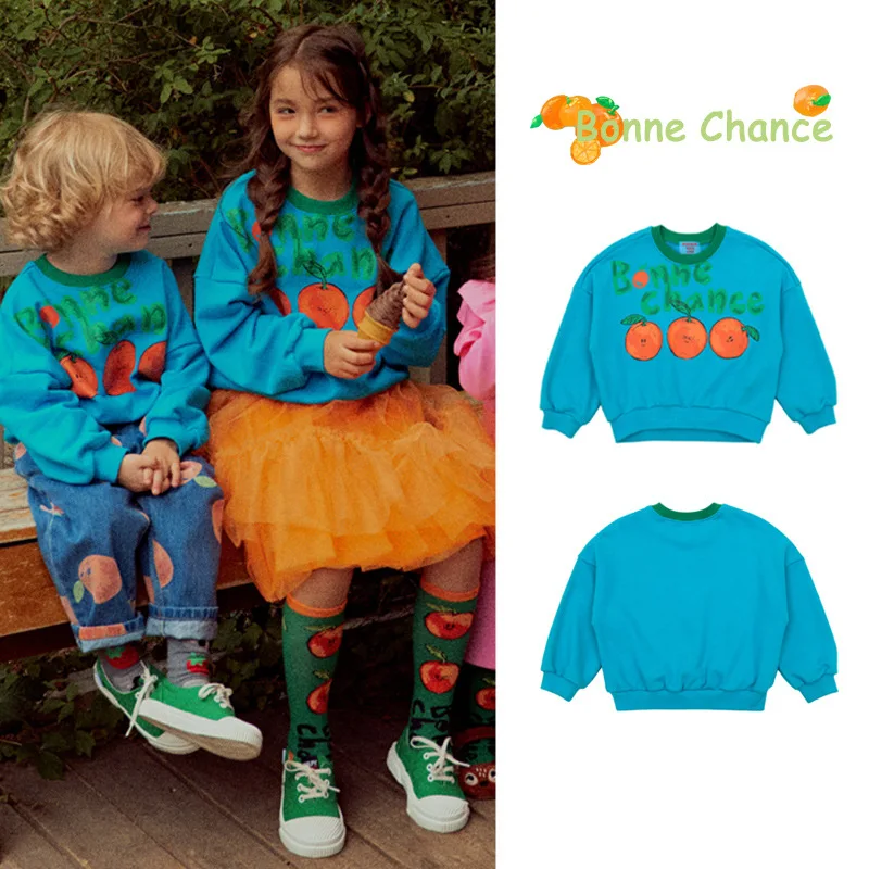 Korean Children's Sweatshirts For Girls Boys 2022 Autumn Blue Apple Printed Hooded Sweater Children's Clothing From 2 to 7 Years
Korean Children's Sweatshirts For Girls Boys 2022 Autumn Blue Apple Printed Hooded Sweater Children's Clothing From 2 to 7 Years