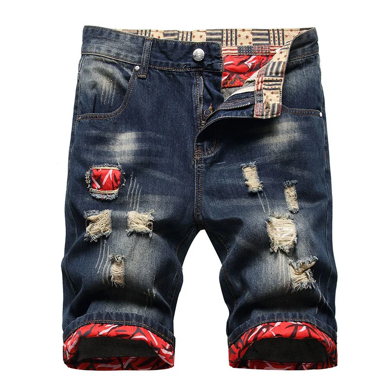 2023 New Fashion Mens Ripped Short Jeans Brand Clothing Bermuda Summer Cotton Shorts Breathable Denim Shorts Male Size 28-42
2023 New Fashion Mens Ripped Short Jeans Brand Clothing Bermuda Summer Cotton Shorts Breathable Denim Shorts Male Size 28-42