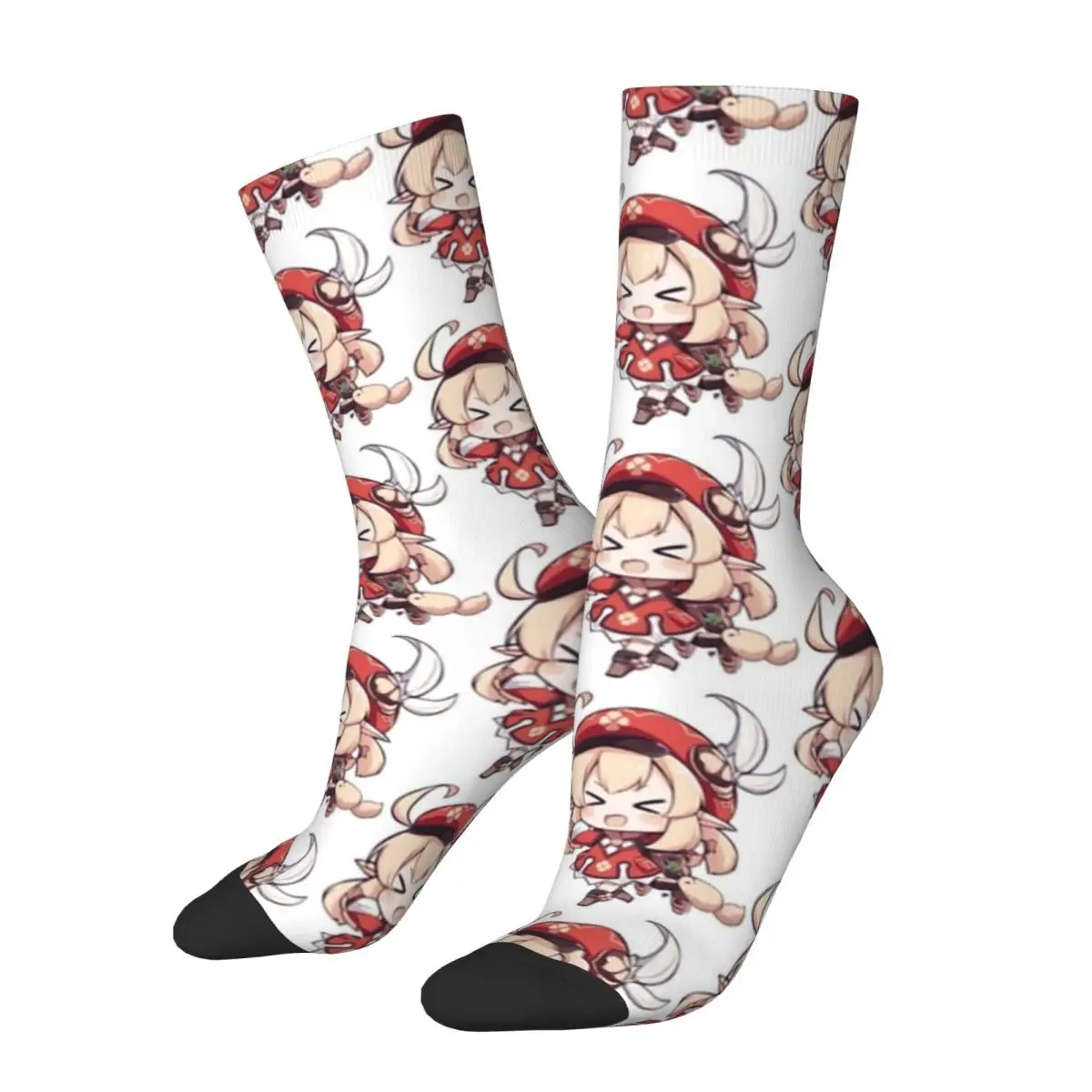 

Genshin Klee Chibi - Genshin Impact Men Women Socks Windproof Novelty Spring Summer Autumn Winter Stockings Gift